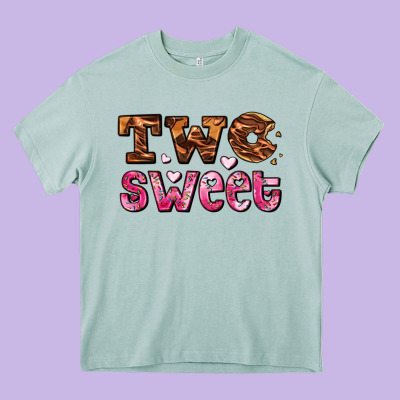 Two Sweet Donut Heavy Core Tee Designed By Adodesignshop