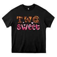 Black two sweet donut Heavy Core Tee - AdoDesignShop