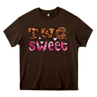 Chocolate Brown two sweet donut Heavy Core Tee - AdoDesignShop