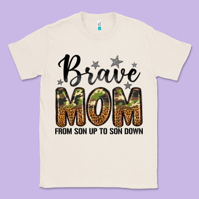 Brave Mom From Son Up To Son Down Classic Tee Designed By Lillyallendesigns