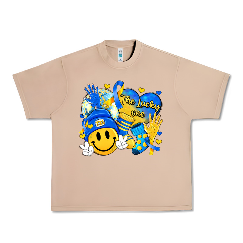 Retro Disco Ball The Lucky Few Smile Face Urban Heavy Tee by Artiststas | Teevron