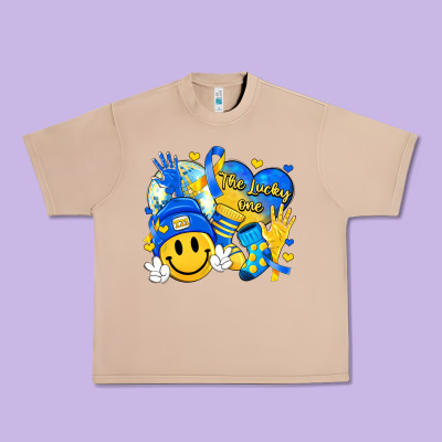 Retro Disco Ball The Lucky Few Smile Face Urban Heavy Tee Designed By Artiststas