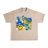 French Oak retro disco ball the lucky few smile face Urban Heavy Tee - Artiststas