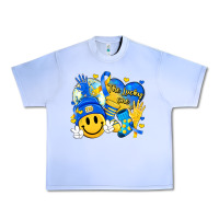 Grape Ice retro disco ball the lucky few smile face Urban Heavy Tee - Artiststas