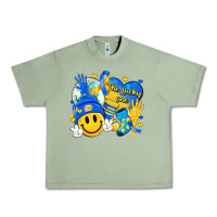 Oil Green retro disco ball the lucky few smile face Urban Heavy Tee - Artiststas