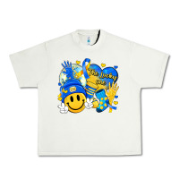 Pistachio retro disco ball the lucky few smile face Urban Heavy Tee - Artiststas