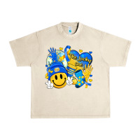 Sandshell retro disco ball the lucky few smile face Urban Heavy Tee - Artiststas