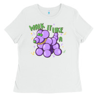 White walk it like a Ladies Tee - MaliasSmallBusiness
