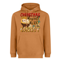 Meerkat christmas begins with christ Heavyweight Hoodie - FaDigitalArtStudio