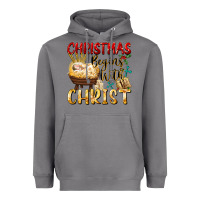 Storm christmas begins with christ Heavyweight Hoodie - FaDigitalArtStudio