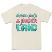 Bone overworked underlaid Premium Tee - MaliasSmallBusiness