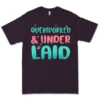 Plum overworked underlaid Premium Tee - MaliasSmallBusiness