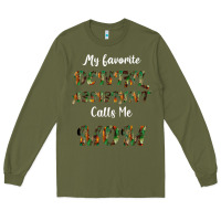 Army Green My Favorite Dental Assistant Calls Me Mom Long Sleeve Tee - Bettercallsaul