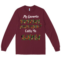 Burgundy My Favorite Dental Assistant Calls Me Mom Long Sleeve Tee - Bettercallsaul