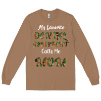 Toasted Coconut My Favorite Dental Assistant Calls Me Mom Long Sleeve Tee - Bettercallsaul