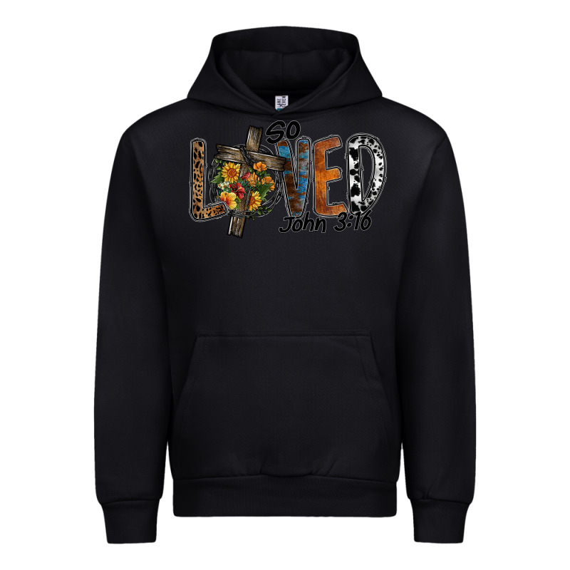 So Loved Jhon 3.16 Urban Hoodie by SublimationCraftShop | Teevron