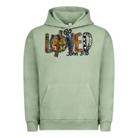 Pigment Oil Green so loved jhon 3.16 Urban Hoodie - SublimationCraftShop
