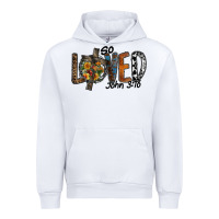 White so loved jhon 3.16 Urban Hoodie - SublimationCraftShop