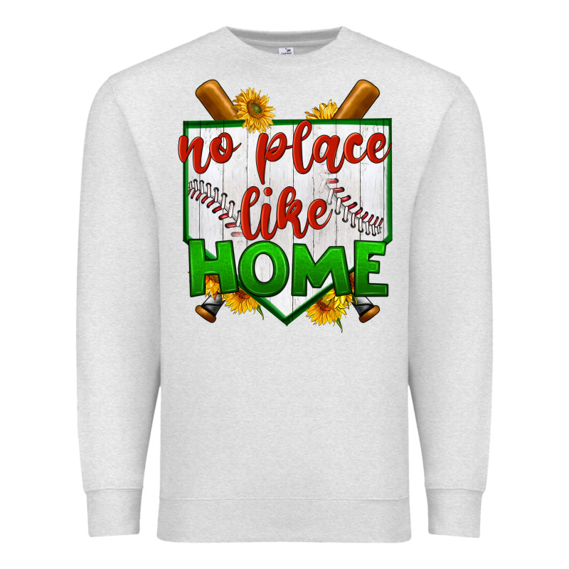 No Place Like Home Baseball Premium Sweatshirt by BundleAndBundleShop | Teevron