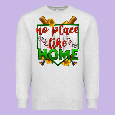 No Place Like Home Baseball Premium Sweatshirt Designed By Bundleandbundleshop