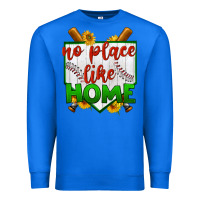 True Royal no place like home baseball Premium Sweatshirt - BundleAndBundleShop