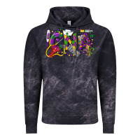Cloud Black CNA Certified Nursing Assistant Mardi Gras Vintage Hoodie - LillyAllenDesigns
