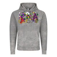 Cloud Rock CNA Certified Nursing Assistant Mardi Gras Vintage Hoodie - LillyAllenDesigns