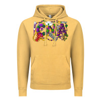 Vintage Mustard CNA Certified Nursing Assistant Mardi Gras Vintage Hoodie - LillyAllenDesigns