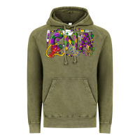 Vintage Olive CNA Certified Nursing Assistant Mardi Gras Vintage Hoodie - LillyAllenDesigns