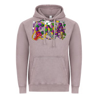 Vintage Zinc CNA Certified Nursing Assistant Mardi Gras Vintage Hoodie - LillyAllenDesigns