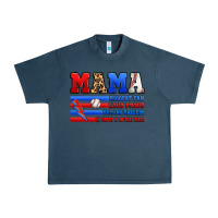 Midnight Navy baseball mama Urban Heavy Tee - Artiststas