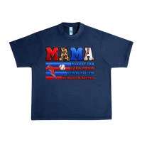 Navy baseball mama Urban Heavy Tee - Artiststas