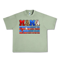 Oil Green baseball mama Urban Heavy Tee - Artiststas