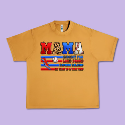 Baseball Mama Urban Heavy Tee Designed By Artiststas