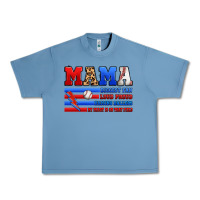 Pebble Blue baseball mama Urban Heavy Tee - Artiststas