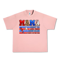 Salmon baseball mama Urban Heavy Tee - Artiststas