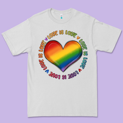 Love Is Love Premium Tee Designed By Maliassmallbusiness