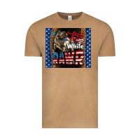 Vintage Camel Western Red White Rawr Dinosaur Vintage Tee - LillyAllenDesigns