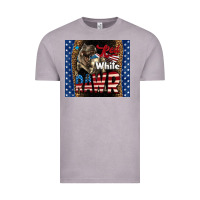 Vintage Zinc Western Red White Rawr Dinosaur Vintage Tee - LillyAllenDesigns