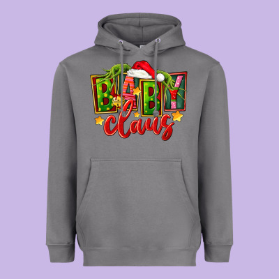 Christmas Baby Claus Heavyweight Hoodie Designed By Fadigitalartstudio