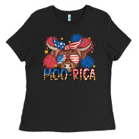 Black moo rica Ladies Tee - MaliasSmallBusiness