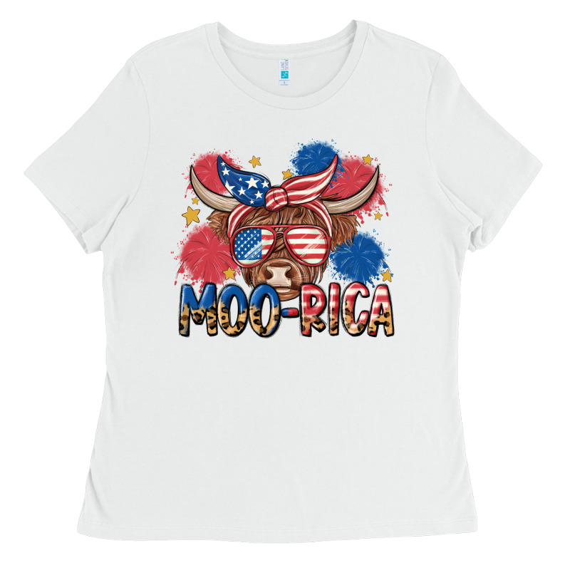 Moo Rica Ladies Tee by MaliasSmallBusiness | Teevron