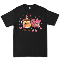 Black valentines  day conchas and cafecito Premium Tee - MaliasSmallBusiness