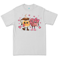 Dove Grey valentines  day conchas and cafecito Premium Tee - MaliasSmallBusiness