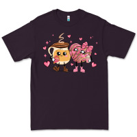 Plum valentines  day conchas and cafecito Premium Tee - MaliasSmallBusiness