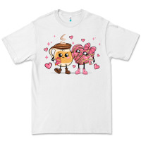 White valentines  day conchas and cafecito Premium Tee - MaliasSmallBusiness