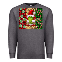 Charcoal Heather green christmas gnome Premium Sweatshirt - FaDigitalArtStudio