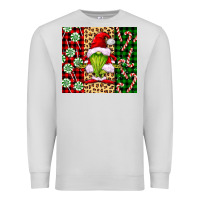 Dove Grey green christmas gnome Premium Sweatshirt - FaDigitalArtStudio