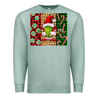 Seafoam green christmas gnome Premium Sweatshirt - FaDigitalArtStudio