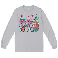 Moon Dust some bunny needs coffee easter Long Sleeve Tee - Jasminsmagicworld